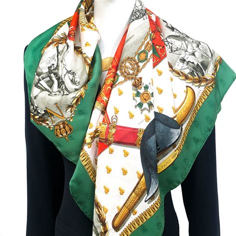 hermes napoleon silk scarf.